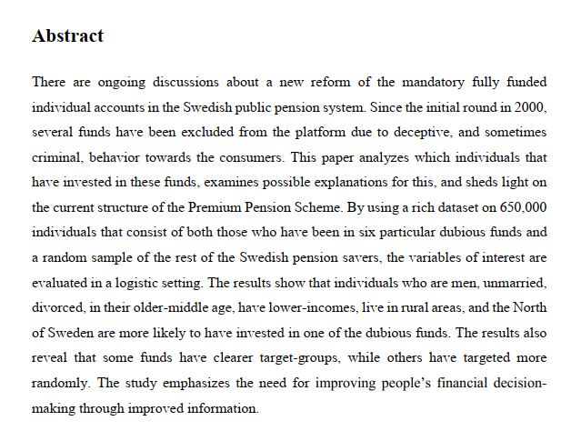 دانلود پایان نامه : بررسی دلایل اعتماد مردم به صندوق های بازنشستگی و سرمایه گذاری مشکوک