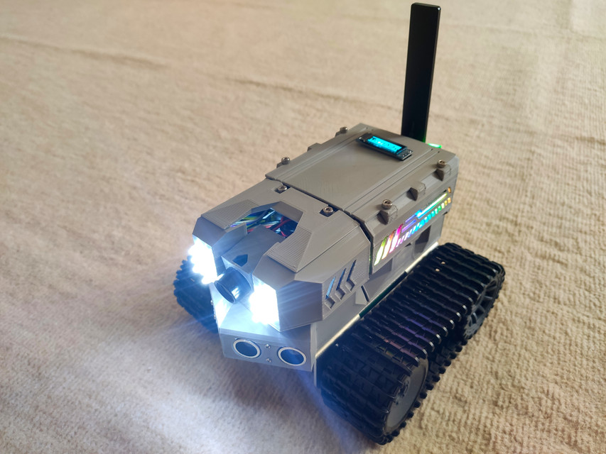 دانلود پروژه طراحی مینی تانک دوربین دار Mini Tank UGV